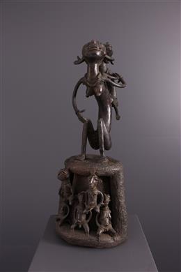 Arte africana - Scultura in bronzo Tikar